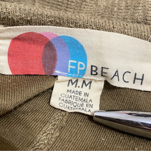 Free People FP Beach Bicoastal Olive Green Jumpsuit - Picture 5 of 6